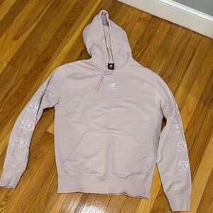 New Balance Women's Light Pink Hoodie